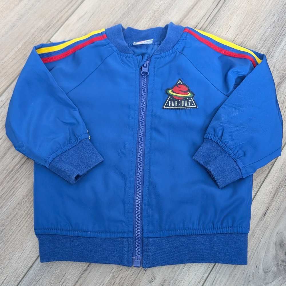 Wonder Nation Vibrant Blue Baby Jacket Sz 6-9 months